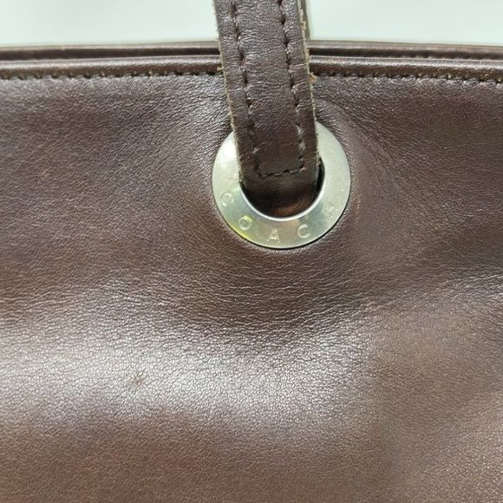 Coach Brown Leather Shoulder Bag - Picture 9 of 14